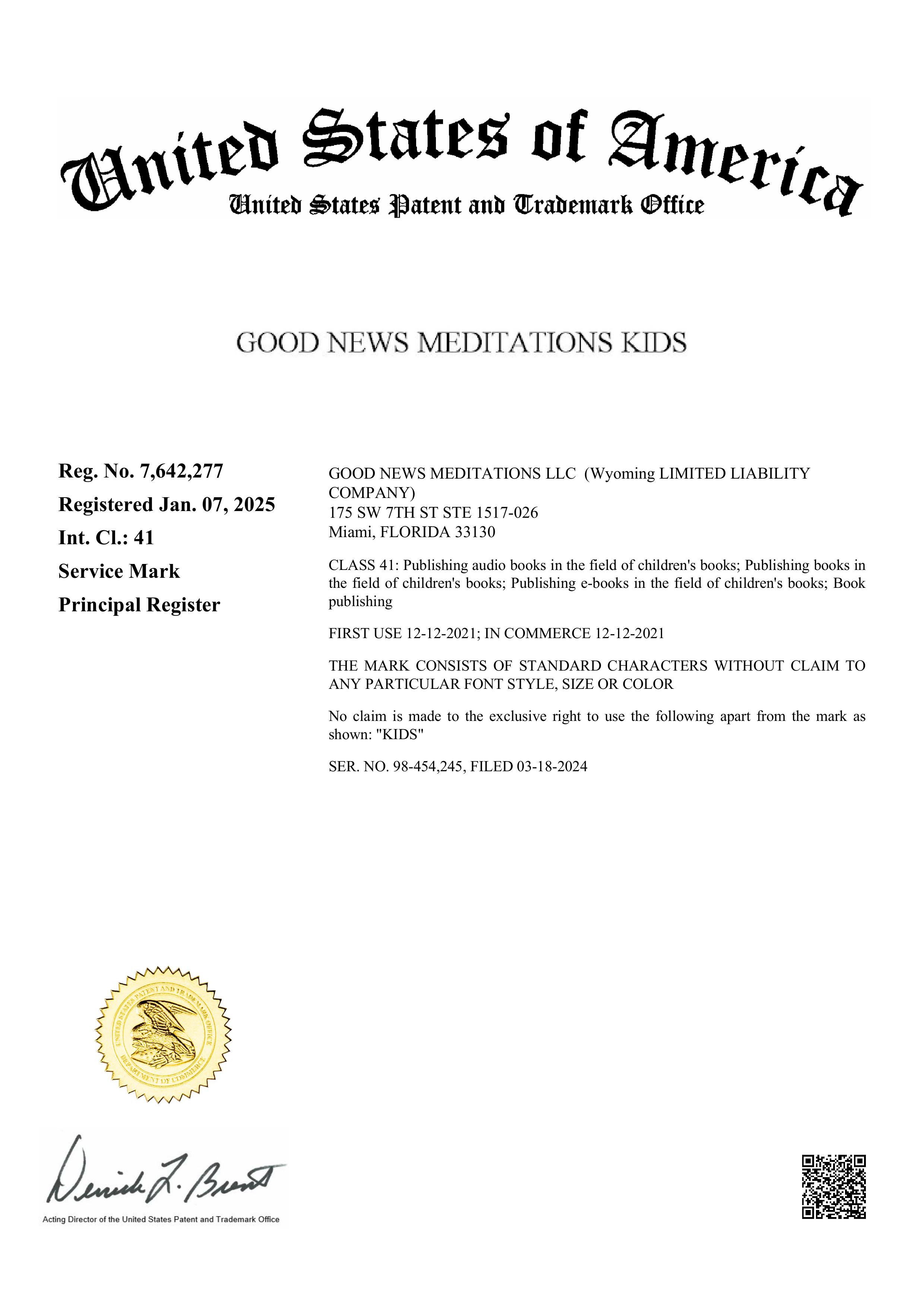 Good News Meditation Kids